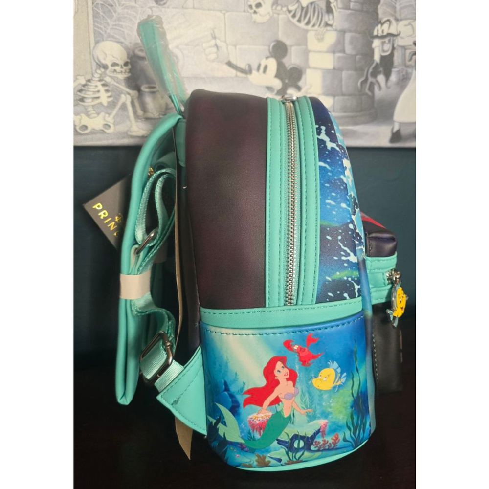 Loungefly Disney The Little Mermaid Princess Scenes Backpack - Picture 5 of 9